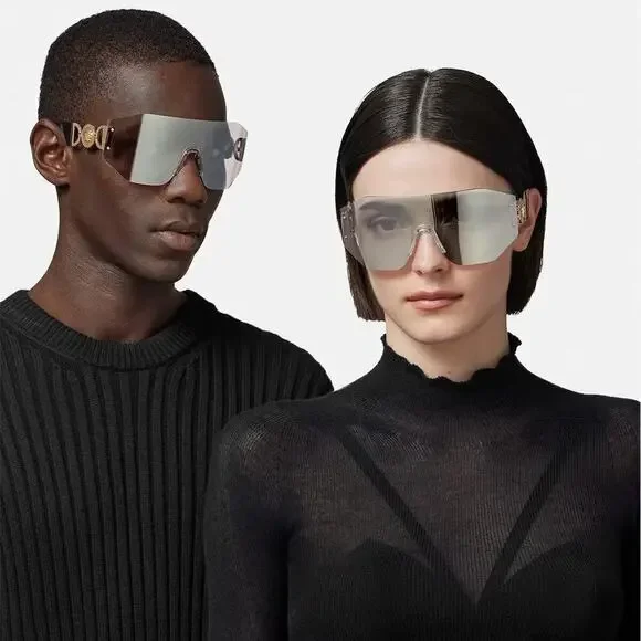 New, VERSACE Sunglasses MOD.2258 1002/6G Authentic